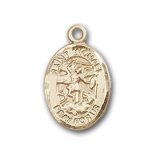 Gold-Filled Saint Michael the Archangel Pendant