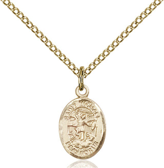 Gold-Filled St. Michael the Archangel Pendant
