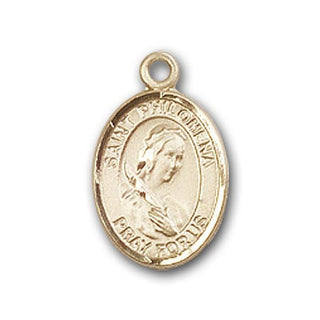 Gold-Filled Saint Philomena Pendant
