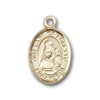 Gold-Filled Our Lady of Loretto Pendant