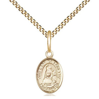 Gold-Filled Our Lady of Loretto Pendant
