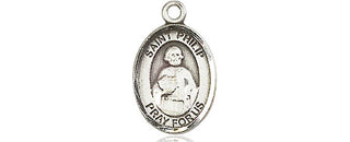 Pewter Saint Philip the Apostle Medal Engraved Catholic Saint Jewelry