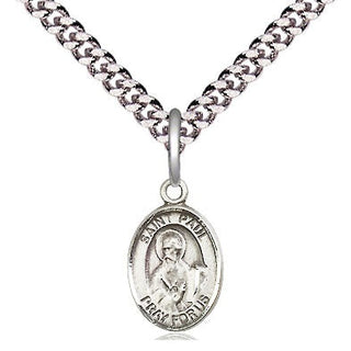 Pewter Saint Paul the Apostle Medal Religious and Catholic Jewelry Engraved Catholic Saint Jewelry