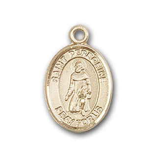 Gold-Filled Saint Peregrine Laziosi Pendant