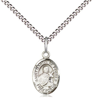 Pewter Saint Martin de Porres Medal Religious and Catholic Jewelry Engraved Catholic Saint Jewelry