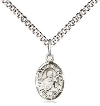 Pewter Saint Martin de Porres Medal Religious and Catholic Jewelry Engraved Catholic Saint Jewelry