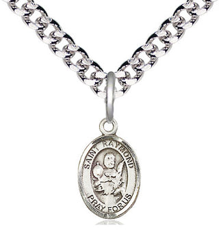 Pewter Saint Raymond Nonnatus Medal Religious and Catholic Jewelry Engraved Catholic Saint Jewelry