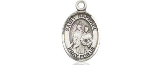Pewter Saint Raphael the Archangel Medal Engraved Catholic Saint Jewelry