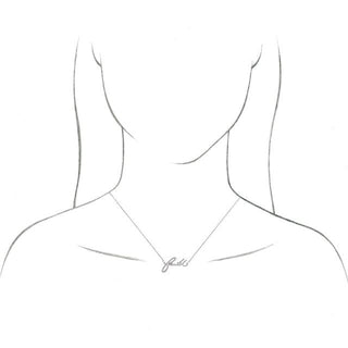 Sterling Silver 21.3 mm Faith Necklace Center