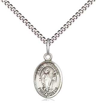Pewter Saint Richard Medal Religious and Catholic Jewelry Engraved Catholic Saint Jewelry