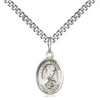 Pewter Saint Sarah Medal Religious and Catholic Jewelry Engraved Catholic Saint Jewelry