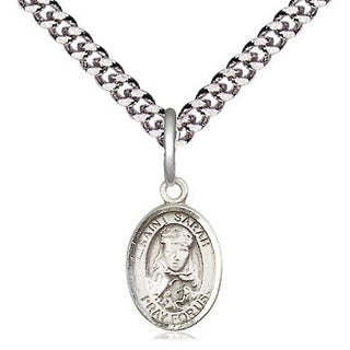 Pewter Saint Sarah Medal Religious and Catholic Jewelry Engraved Catholic Saint Jewelry