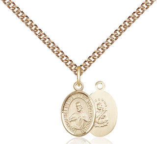 14kt Gold Scapular Medal