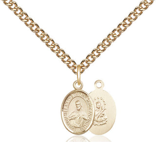 14kt Gold Scapular Medal