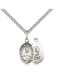 Pewter Scapular Medal Religious and Catholic Jewelry