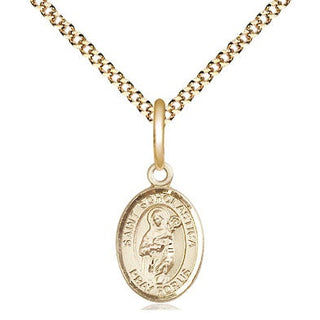 Gold-Filled St. Scholastica Pendant