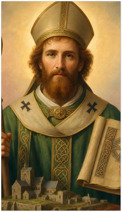 St. Colman of Lindisfarne Holy Cards