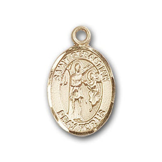Gold-Filled Saint Sebastian Pendant