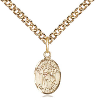 Gold-Filled Saint Patrick Pendant - SALE