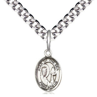 Pewter Our Lady Star of the Sea Medal Religious and Catholic Jewelry Engraved Catholic Saint Jewelry