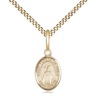 Gold-Filled St. Teresa of Avila Pendant
