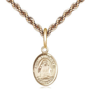 Gold-Filled Saint Rita of Cascia Pendant - SALE