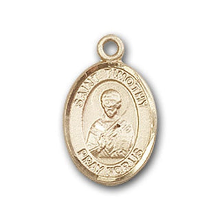 Gold-Filled Saint Timothy Pendant