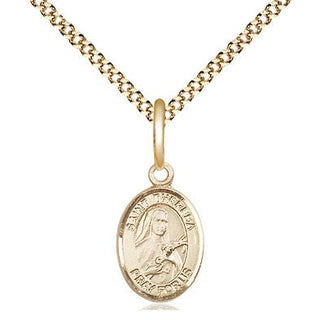 Gold-Filled St. Theresa Pendant
