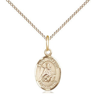 14kt Gold Saint William of Rochester Medal