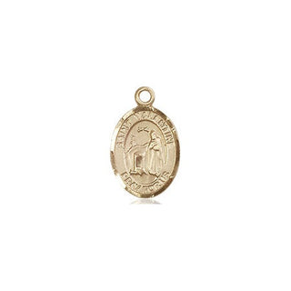 14kt Gold Filled Saint Valentine of Rome Medal Engraved Catholic Saint Jewelry