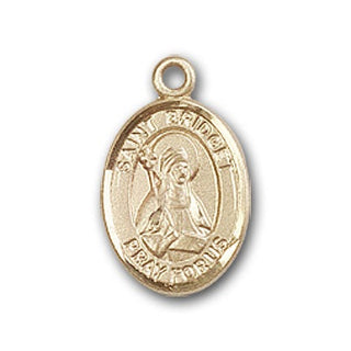 Gold-Filled Saint Bridget of Sweden Pendant