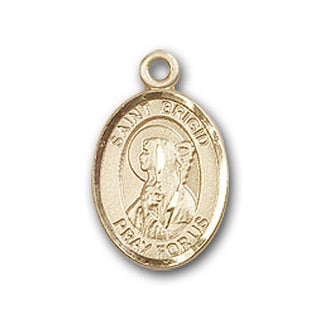 Gold-Filled Saint Brigid of Ireland Pendant