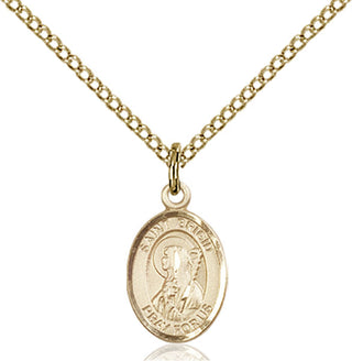 Gold-Filled St. Brigid of Ireland Pendant