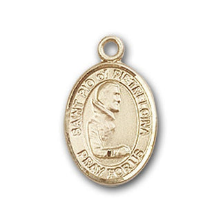 Gold-Filled Saint Pio of Pietrelcina Pendant