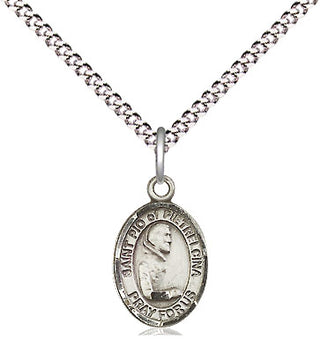 Pewter Saint Pio of Pietrelcina Medal Religious and Catholic Jewelry Engraved Catholic Saint Jewelry