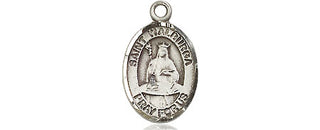 Pewter Saint Walburga Medal Engraved Catholic Saint Jewelry