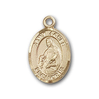 Gold-Filled Saint Agnes of Rome Pendant