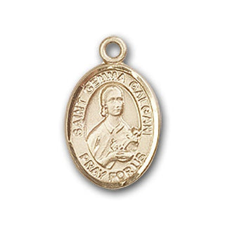 Gold-Filled Saint Gemma Galgani Pendant