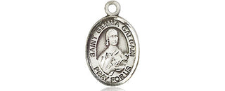 Pewter Saint Gemma Galgani Medal Engraved Catholic Saint Jewelry
