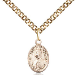 14kt Gold Filled Saint Marcellin Champagnat Medal Religious and Catholic Jewelry Engraved Catholic Saint Jewelry