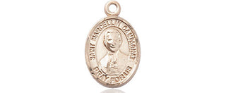 14kt Gold Saint Marcellin Champagnat Medal Engraved Catholic Saint Jewelry