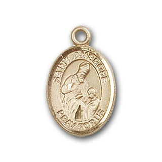 Gold-Filled Saint Ambrose Pendant