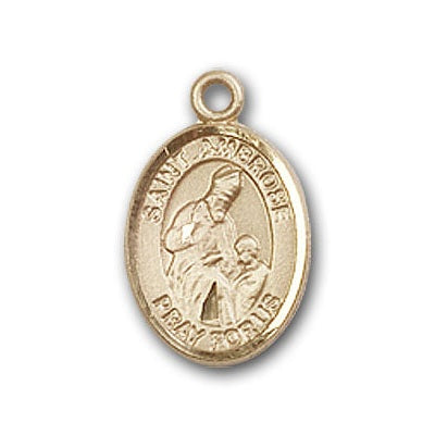 Gold-Filled St. Ambrose Pendant