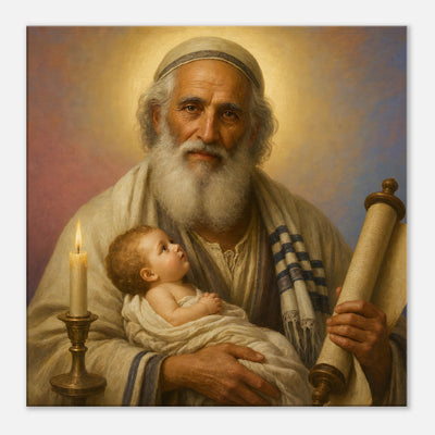 St. Simeon the God-Receiver - Devotional Canvas