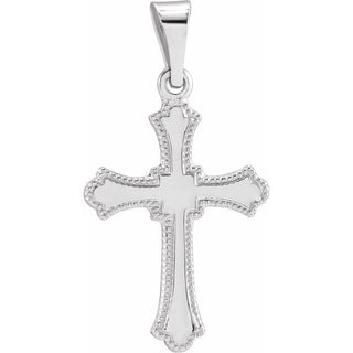 Platinum Cross Pendant