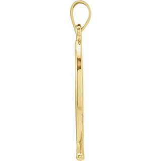 18K Yellow 24x9 mm Ichthus (Fish) Pendant 