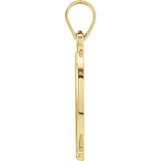 10K Yellow 20x7 mm Ichthus (Fish) Pendant 