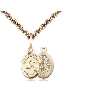 14kt Gold Saint Sebastian Track and Field Medal