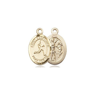 14kt Gold Saint Sebastian Track and Field Medal