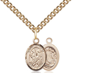 14kt Gold Saint Cecilia Marching Band Medal